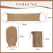 Still Peeling Glove Set - Natural Jute Sisal Exfoliating Hammam Gloves for Body Care - Buy Online on GoSupps.com