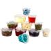FICUCUSO 100 Sets 1 oz Jello Shot Cups with Lids - Disposable Souffle Cups for Condiments - 100 Pack - Buy Online on GoSupps.com