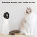 Hylotele cat pointer Cat Toy Automatic Rotating Pointer for Cats USB/Battery Charging Operated Pet Training Exercise Chaser Tool with 5 Adjustable Modes (White) - Buy Online on GoSupps.com