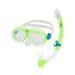 Speedo Unisex-Child Adventure Swim Mask & Snorkel Set Junior Green Gecko/Clear