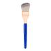 Bdellium Tools Professional Makeup Brush - Golden Triangle 951 Small Slanted Double Dome Blender - With All Vegan and Soft Synthetic Fibers For Application & Blending (Blue 1pc)