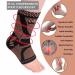 Copper Ankle Brace Support Elastic Compression Sleeve for Plantar Fasciitis Sprains & Achilles Tendonitis Breathable Pain Relief Protector for Sports & Daily Use (L/XL - Buy Online on GoSupps.com