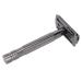 Razor Non-Slip Durable Double Edge Safety Razor for Hotel Home Travel (Black)