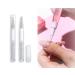 Cuticle Oil Pens Empty 2 PCS Transparent Twist Pens Empty Cuticle Oil Pen 3ml Nail Cuticle Oil Pen Refillable with Brush Tip Cosmetic Container Applicators for Lip gloss Eyelash Growth Liquid