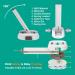 Toilet Locks for Baby Safety | Okefan Child Proof Adhesive Lock - Easy No Drilling Installation - Buy Online on GoSupps.com