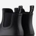 Planone Women's Short Waterproof Rain Boots - Anti-Slip Chelsea Rainboots, Comfortable Insoles, Stylish Matte Design - Black, Size 6 Wide - Buy Online on GoSupps.com
