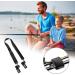 Buy DONQL Adjustable Fishing Strap Holder - Tackle Straps for Rods (77-137cm) - Durable Black Fishing Rod Ligaments - Ideal for International Shipping - Buy Online on GoSupps.com