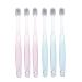 Minkissy 6st crystal -clear toothbrush teeth brushing toothbrush for at home coal toothbrush travel toothbrush for sensitive teeth charcoal cleaning brush the pet travel classic