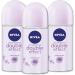 NIVEA DOUBLE EFFECT ROLL-ON FREE ALCOHOL ANTIPERSPIRANT DEODORANT 48 HOURS SKIN TOLERANCE DERMATOLOGICALLY PROVEN (PACK OF 3) Double Effect 3 - Buy Online on GoSupps.com