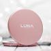 LUNA London Compact 2.0 Travel Mirror in Rose Gold | LED Lighted Vanity Mirror | 3 Light Modes, 7X Magnification | Portable & Rechargeable - Buy Online on GoSupps.com