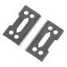 piuryue 2 Pcs Ceramic Blade Ceramic Replacement Cutter 28 Teeth Ceramic Clipper Blade Replacement Cutter 2-Hole Clipper Black