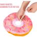 Xinzistar Cat Cone Collar - Adjustable Soft Recovery Collar for Cats - Healing Elizabeth Collar for Post-Surgery - Comfy Cotton Cone - S Pink Donut Design - Buy Online on GoSupps.com