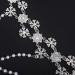 Wiwpar Silver Rhinestone Tassel Snowflake Flower Body Chain | Layered Bikini Harness & Wedding Party Accessories for Women - Buy Online on GoSupps.com