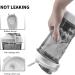 Rechargeable Electric Protein Shaker Bottle - 18oz BPA-Free Blender Cup for Gym & Home - Dark Grey - Buy Online on GoSupps.com