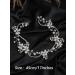 Deniferymakeup Bride Wedding Hair Vine Rhinestone Headband Pearl Bridal Headpiece Pearl Hair Accessories for Women and Girls (Silver) - Buy Online on GoSupps.com