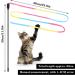 Molain Cat Magic Wand 3Pcs - Rainbow Ribbon Toys for Kittens | Interactive Training & Exercise Catcher (30cm) - Buy Online on GoSupps.com