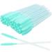 100 Pcs Silicone Mascara Wands Disposable Eyelash Brushes for Extensions Lash Applicators Makeup Tool Kit (Crystal blue/ Mint Green)