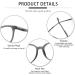 COJWIS 5 Pack Blue Light Blocking Reading Glasses for Men & Women - Anti Glare Spring Hinge Eyeglasses (143-1 5C 2.50x - Buy Online on GoSupps.com