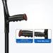 UZIAH Folding Forearm Crutches Crutches for Adults Adjustable Arm Crutches for Walking Silver - Buy Online on GoSupps.com