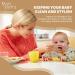 Yum Yum's Silicone Baby Bibs for Babies 6-12 Months | Waterproof Long Sleeve Coverall Bib for Baby Weaning | Toddler Apron for Mess-Free Feeding - Dino Adventures - Buy Online on GoSupps.com