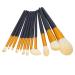 ZJchao 12 Pcs Makeup Brush Set Synthetic Fiber Brushes for Powder Eyeshadow Blush & Highlighting Soft & Dense with Star Bucket Storage for Beginners International Shipping Available - Buy Online on GoSupps.com