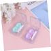 JECOMPRIS Mini Containers for Colored Contact Lenses - 6 Pack with Carrying Bag Case Tweezers & Invisible Mirror - Buy Online on GoSupps.com