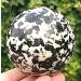 Natural Crystal Rough Home Decoration 50mm Natural Quartz Crystal Black Tourmaline and Quartz Ball Ground Crystal Reiki Stones