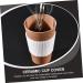MUSISALY 27 Pcs Silicone Cup Cover Coffee Tea Cup Sleeves Coffee Travel Mugs Cup Insulator White - Buy Online on GoSupps.com