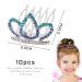 10PCS Strass Crown Hair Combs - Xixiran Crystal Princess Tiara with Rhinestones | Wedding Hair Accessories & Girls Dress Up Party - Buy Online on GoSupps.com