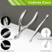 BEZOX 5 Pcs Nail Clipper Set - Wide Jaw Opening, Premium Stainless Steel, Sharp & Sturdy Clippers for Fingernail and Toenail - Light Silver - Buy Online on GoSupps.com