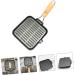 HOMSFOU Frying Pan Portable Cooker Outdoor Griddle Stainless Steel Roasting Pan Non Stick Omelette Pan Mini Tamagoyaki Egg Pan Non-Stick Cookware Camping Non-Stick Pan Outdoor Cooking Pot - Buy Online on GoSupps.com