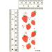Umama Set of 3 Mini Strawberry Fruit Temporary Tattoos - Cute 3D Red Cartoon Designs for Men and Women - Water Transfer and Removable Body Art - Buy Online on GoSupps.com