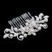 Frcolor Bridal Hair Comb - Simulated Pearl Wedding Hair Accessory (Silver) | Elegant Bridal Hair Comb for Weddings - Buy Online on GoSupps.com