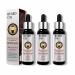 Stubblex Beard Growth Organic Care Oil Beard Growth Oil for Men Patchy Beard Growth Natural Beard Growth Serum Promotes Facial Hair Growth Growth Oil for Beard Care 3PCs