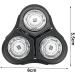 LAURAG Electric Shaver Head Replacement - 3 Floating Blades for Philips Norelco RQ11 2D - Washable & Durable - Buy Online on GoSupps.com