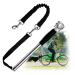 Bicycle dog leash for safe cycling -recordable dog leash practice line dog leash for bicycle bracket adjustable bike leash for dogs