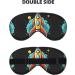 Rocket Clipart Space Ship Eye Mask | Unisex Soft Sleep Shade for Travel Yoga & Shift Work - Buy Online on GoSupps.com