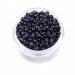 Black Silicone Rings Hair Extension Kit Micro Rings and Beads Hair Extensions Kit Aluminum Rings Silicone Lined Beads