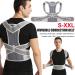 Breathable Back Brace Posture Corrector for Men & Women | Full Back Support Belt for Scoliosis Hunchback Spine Relief Gray Small - Buy Online on GoSupps.com