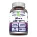 Amazing Formulas Sambucus Black Elderberry | 300 Mg Extract 10:1 (3000 Mg Equivalent) | Veggie Capsules | Non-GMO | Gluten-Free | Made in USA (180 Count 1 Pack) Unflavored 1 Count (Pack of 1)