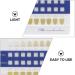 40Pcs Teeth Whitening Shade Guide - Professional Tooth Bleaching Chart for Home & Dental Use - Buy Online on GoSupps.com
