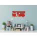 Personalized Fire Engine Night Light Wall Lamp - Custom Wooden Gift for Firefighters | Ideal for Boys & Girls - Buy Online on GoSupps.com