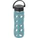 Lifefactory Aqua Teal Glass Drinking Bottle 650ml - BPA-Free Leak-Proof Dishwasher-Safe with Silicone Sleeve - Buy Online on GoSupps.com