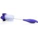 Nuby 2-Pack Bottle and Nipple Brush with Sponge Tip - Fuchsia/Purple (2 Count) - Buy Online on GoSupps.com