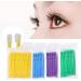 Women Micro Disposable Extension Mascara Brush Eyelash Glue Cleaning Stick 100PCS/Bag(Purple) - Buy Online on GoSupps.com