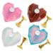 FRCOLOR 4 Sets nail holder magnetic mount magnetic tools magnetic base Nail Art Practice Stand Nail Art Stand nail stand nail tools nail palette Nail Tip Holders lotus resin Manicure tools