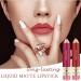 Aaiffey 2 Color Pencil Shaped Matte Liquid Lipstick Set - Red+Raspberry | Long Lasting & Nourishing Lip Tint for Women - Buy Online on GoSupps.com