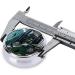 Green Football Helmet Portable Metal Pill Box | 3-Compartment Travel Organizer | Hinged Design for Small Pills - Buy Online on GoSupps.com