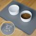 Karaluna Basic Silicone Pet Bowl Mat - Non-Slip 60x40 cm Gray for Dogs & Cats | Durable Feeding Pad - Buy Online on GoSupps.com