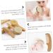 FOMIYES 3pcs Bath Brush Set for Kids | Baby Grooming Kit with Shower Pouf Brush and Comb - Buy Online on GoSupps.com